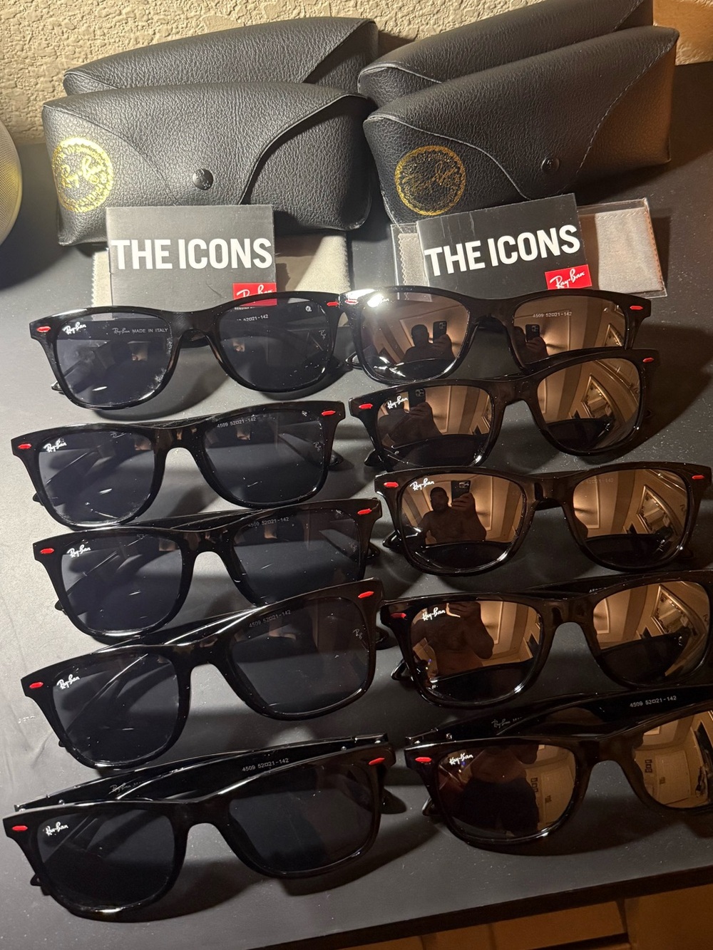Black Frame Sunglasses Bundle with Dark Smoke and Brown Lenses